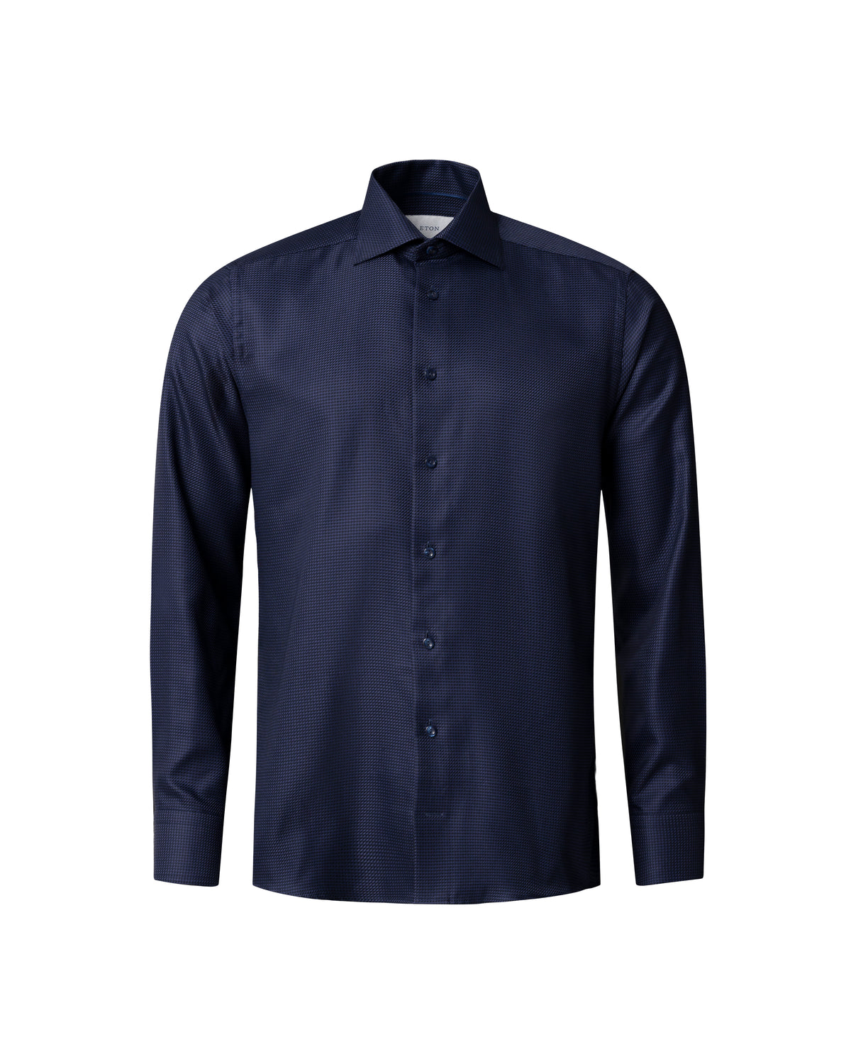 Houndstooth King Blue Twill Shirt