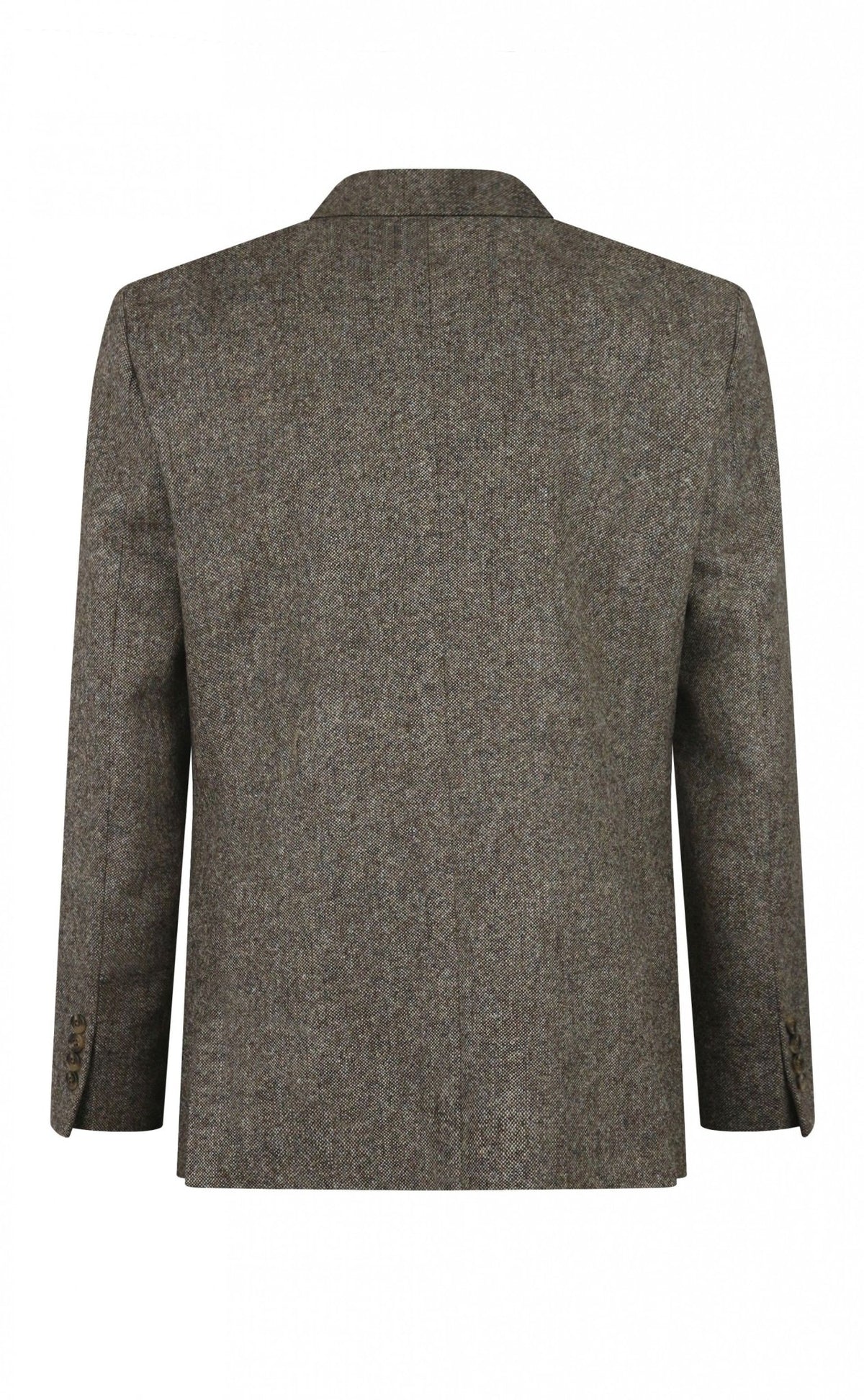 Hunter Green Plain Weave Tweed Jacket - Torre Blazers