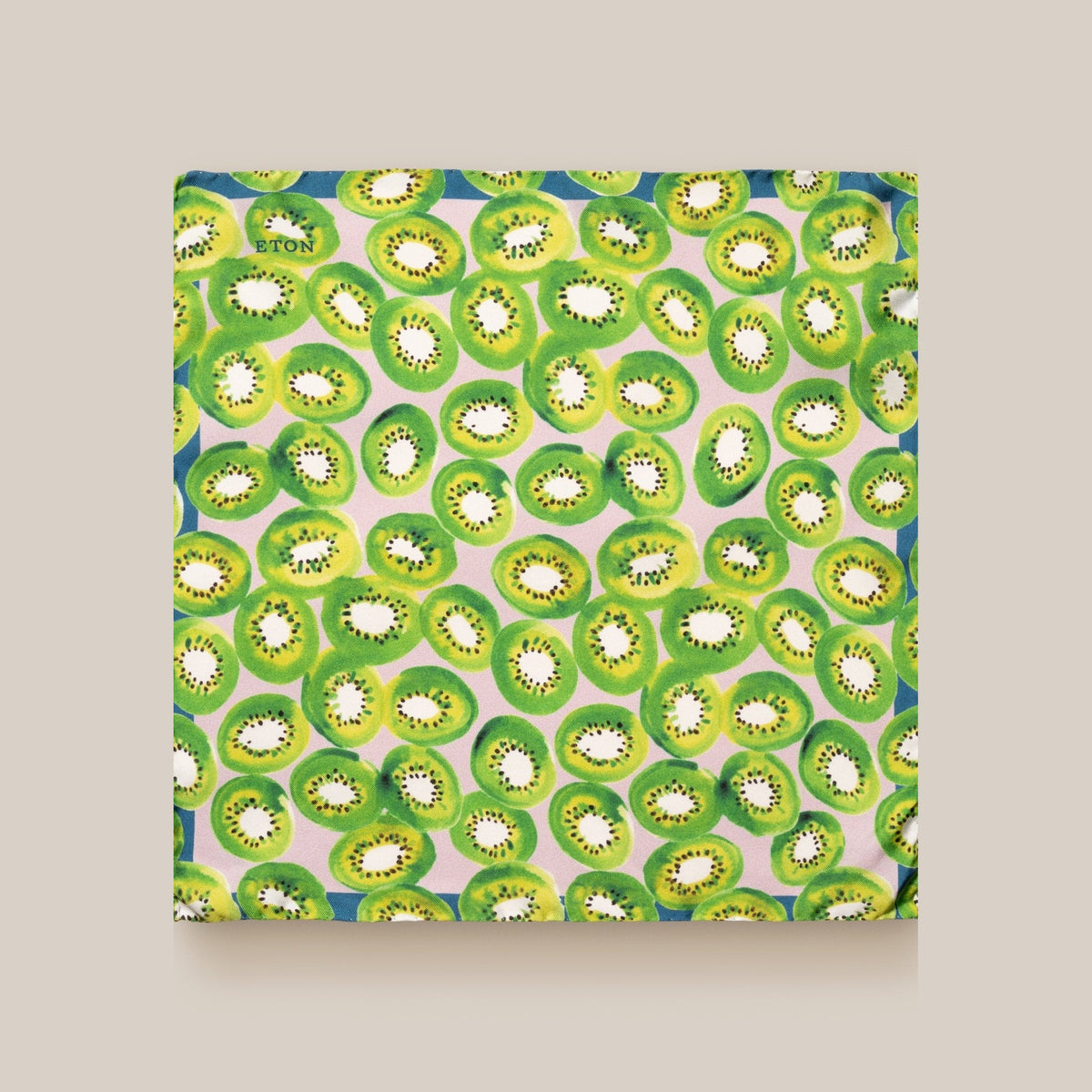 Kiwi Silk Pocket Square - Eton Shirts