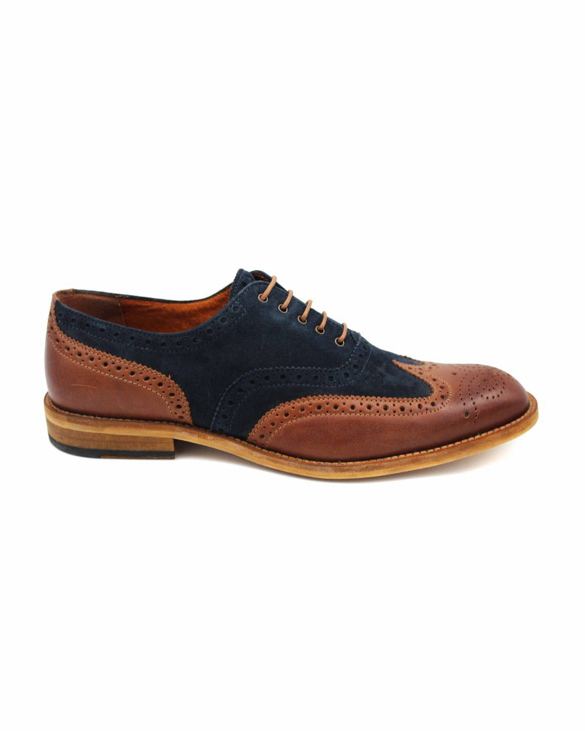 Lacuzzo Brown Contrasting Brogues