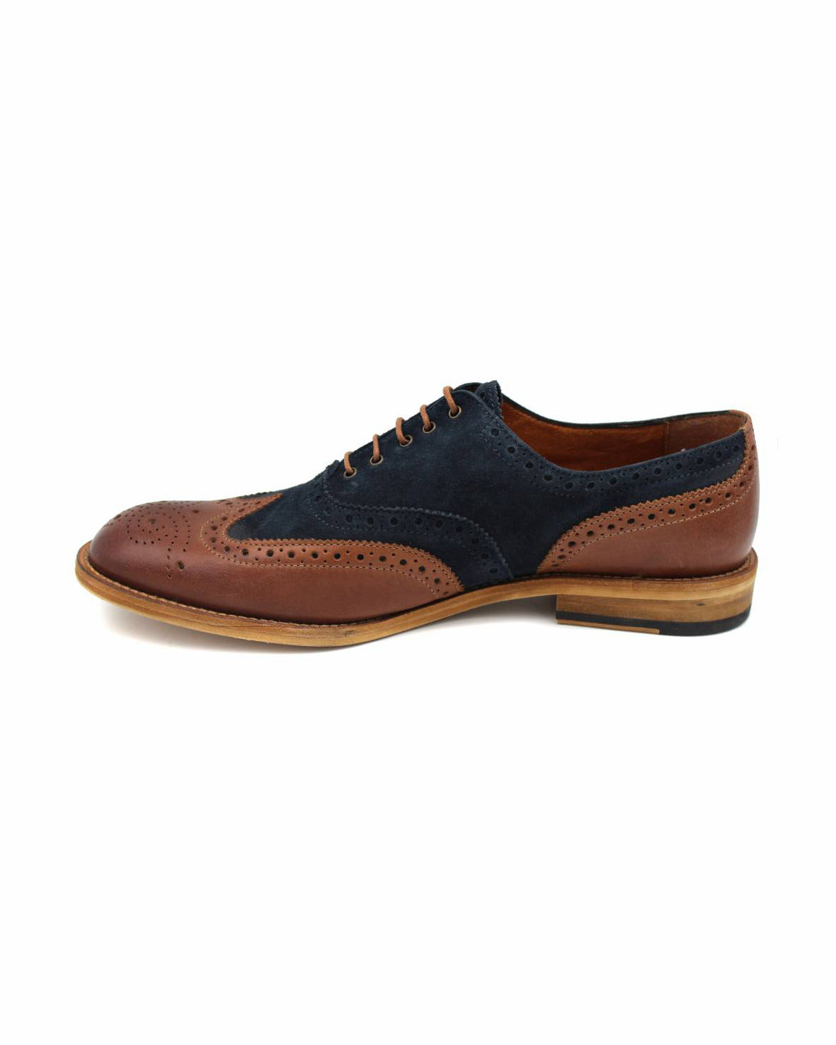 Lacuzzo Brown Contrasting Brogues