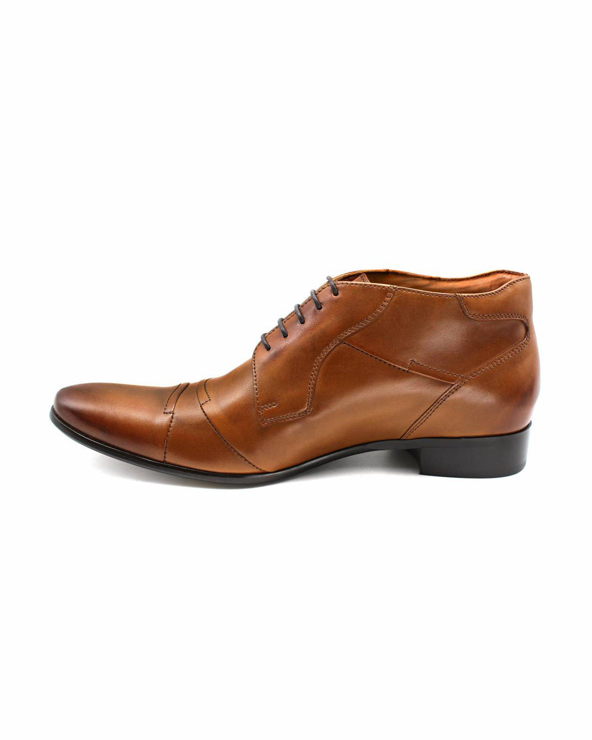 Lacuzzo Brown Italian Style Ankle Boots