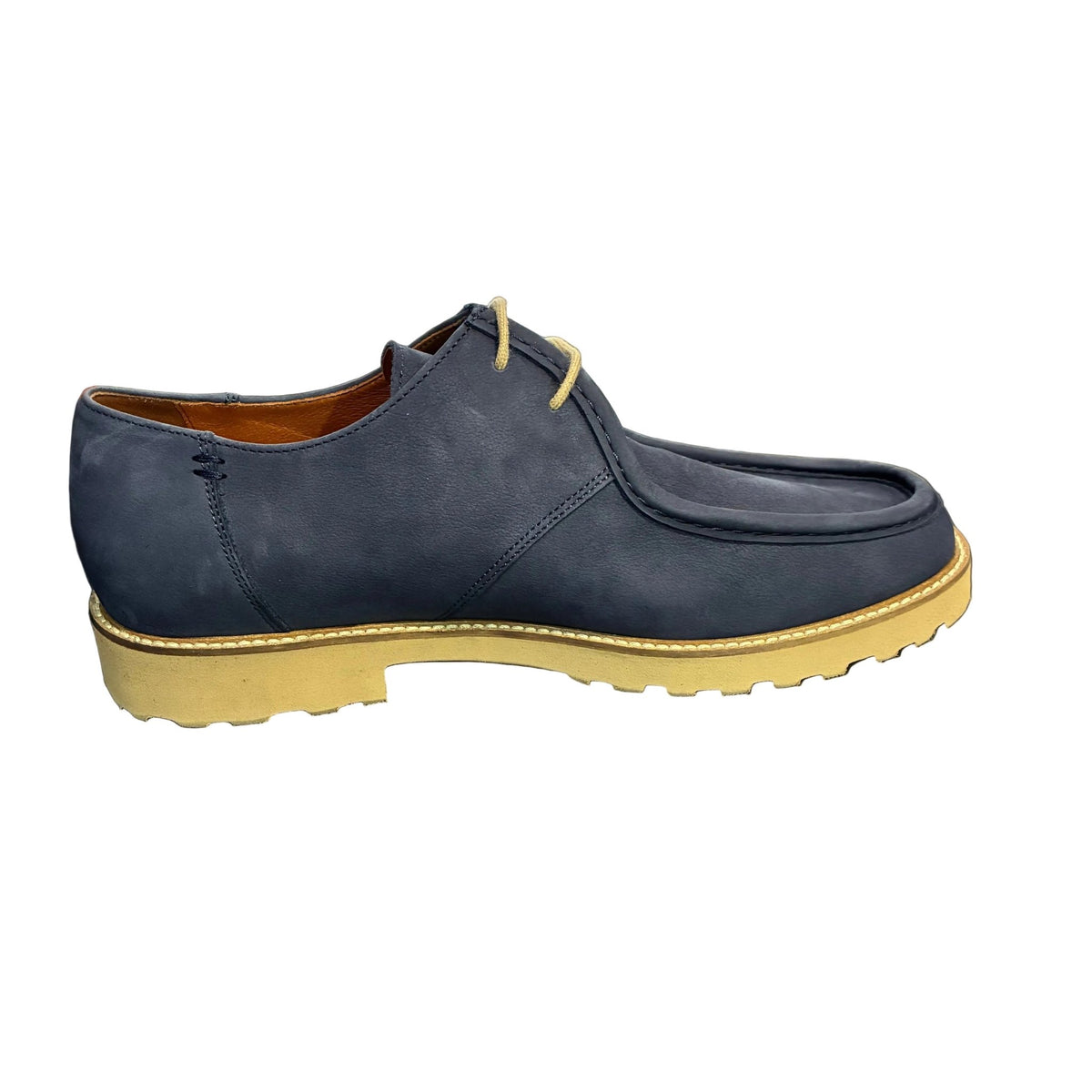 Lacuzzo Navy Suede Boating Shoe - Lacuzzo Shoes