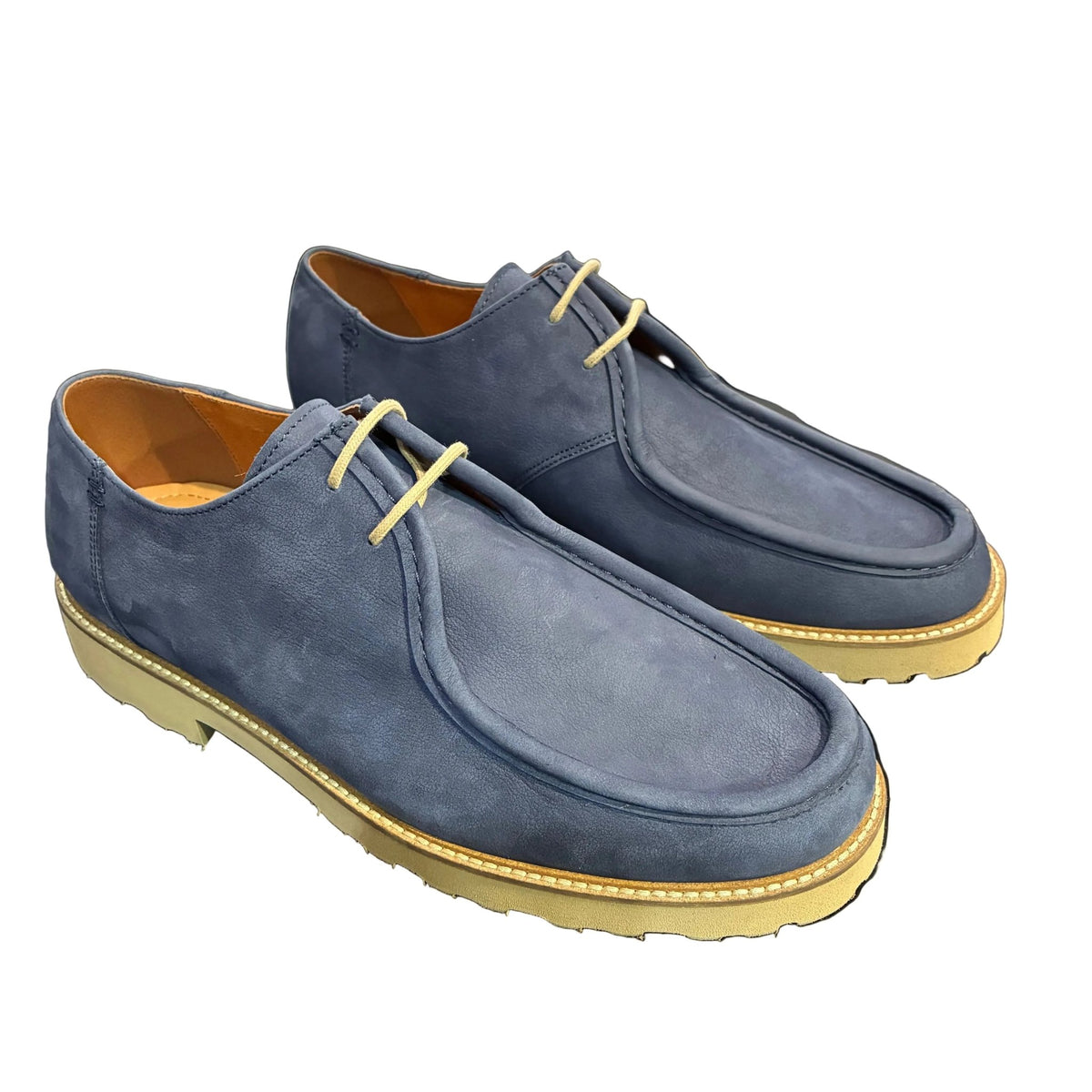 Lacuzzo Navy Suede Boating Shoe - Lacuzzo Shoes