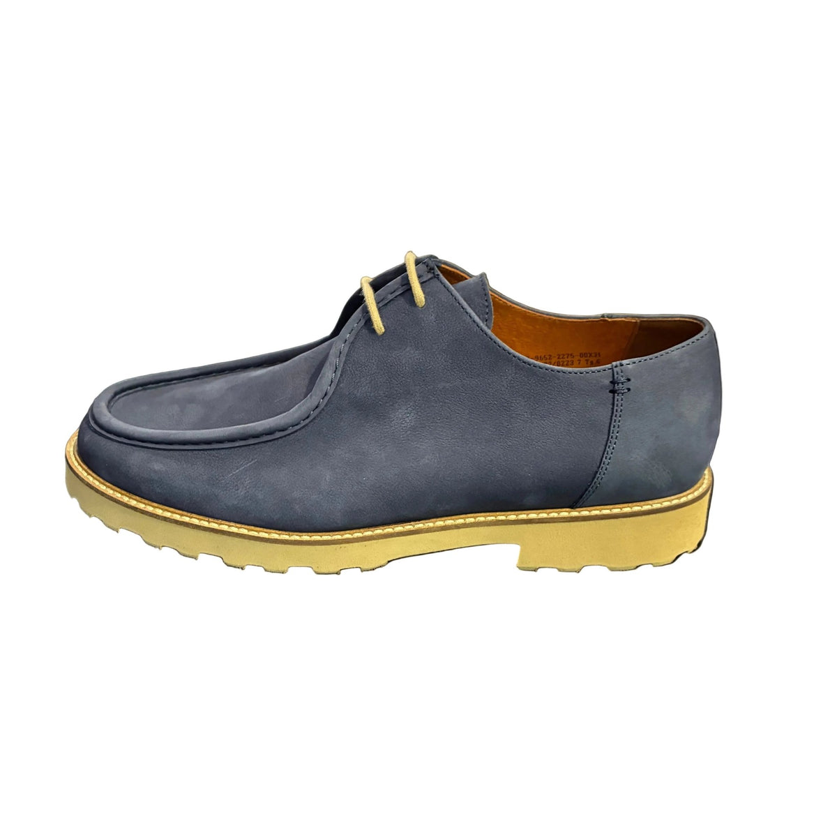 Lacuzzo Navy Suede Boating Shoe - Lacuzzo Shoes