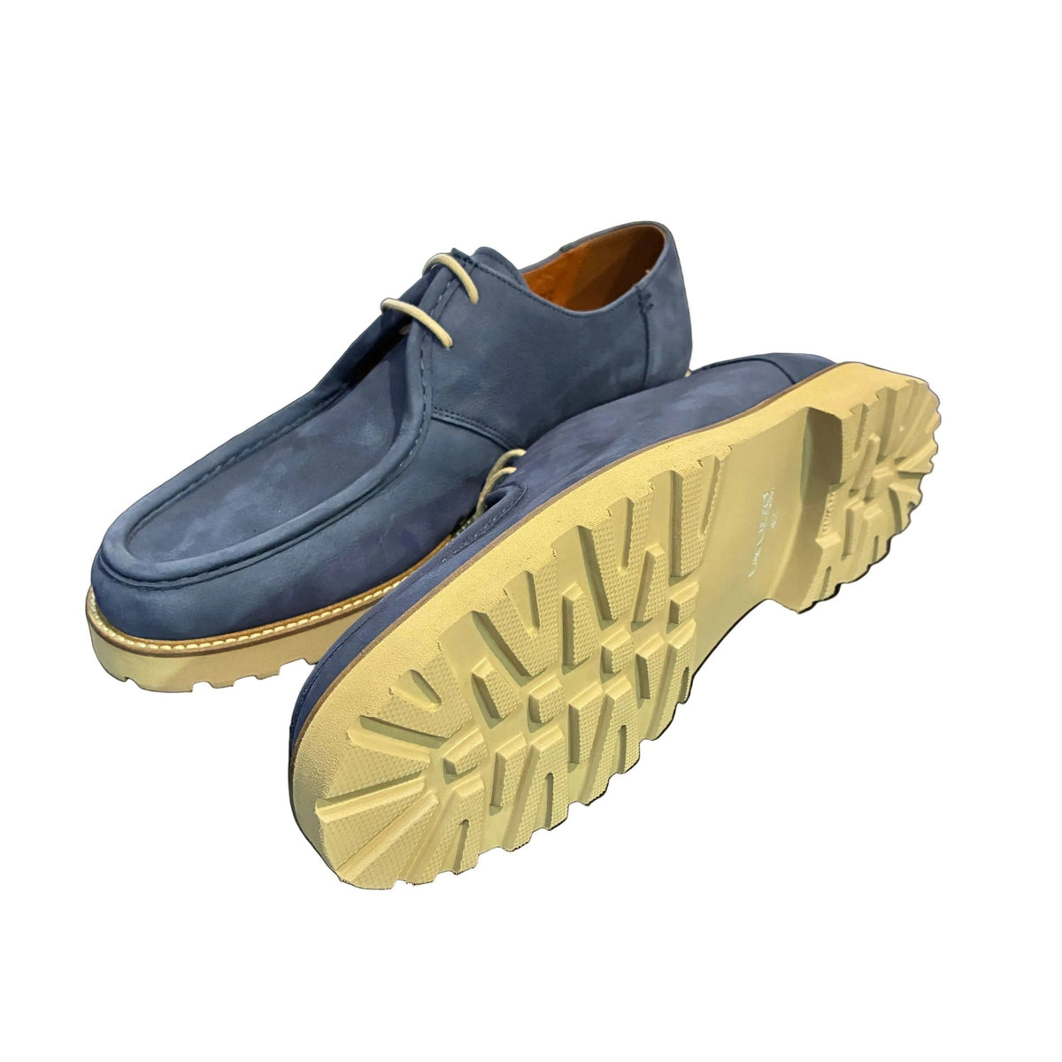 Lacuzzo Navy Suede Boating Shoe - Lacuzzo Shoes