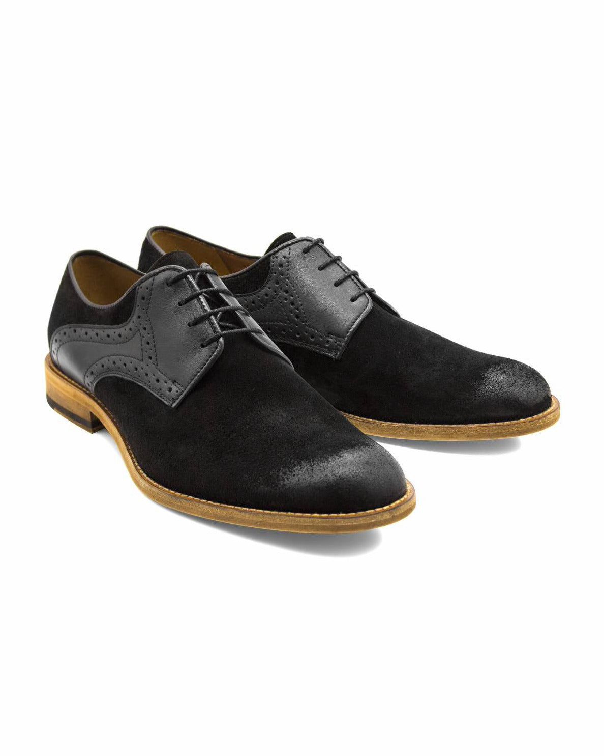 Lacuzzo Suede Derby Shoes