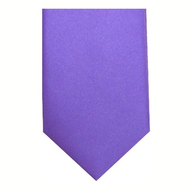 Lavender Satin Tie - Leonard Silver