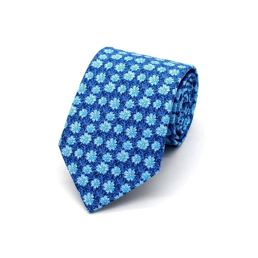 Liberty Cotton Peter Robert Tie - Leonard Silver Neck Ties