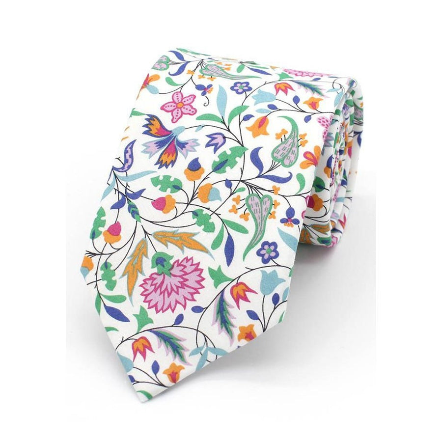 Liberty Tie White - Leonard Silver