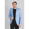 Marzotto Sky Blue Seersucker Jacket - Torre