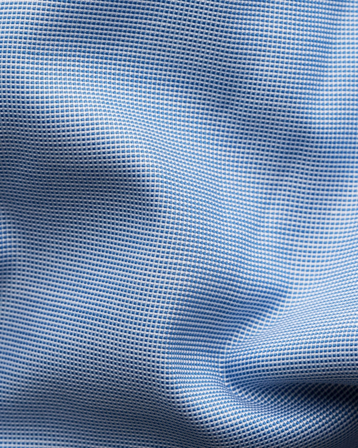 Mid Blue Solid Signature Oxford Shirt - Eton Shirts Shirts