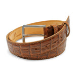 Mock Croc Belt Tan - Huxley Tanner