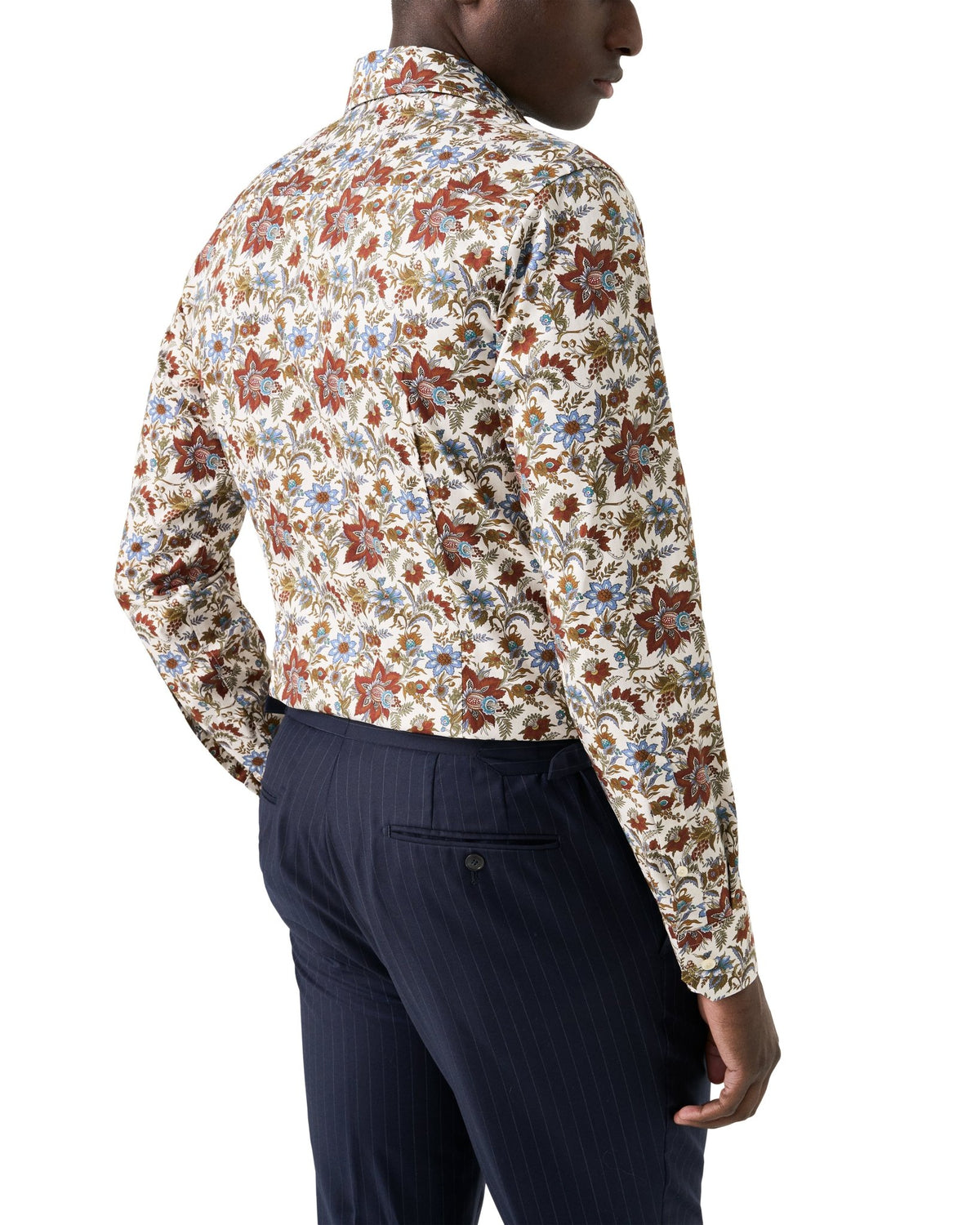 Multi Floral Print Signature Twill Shirt - Eton Shirts Shirts