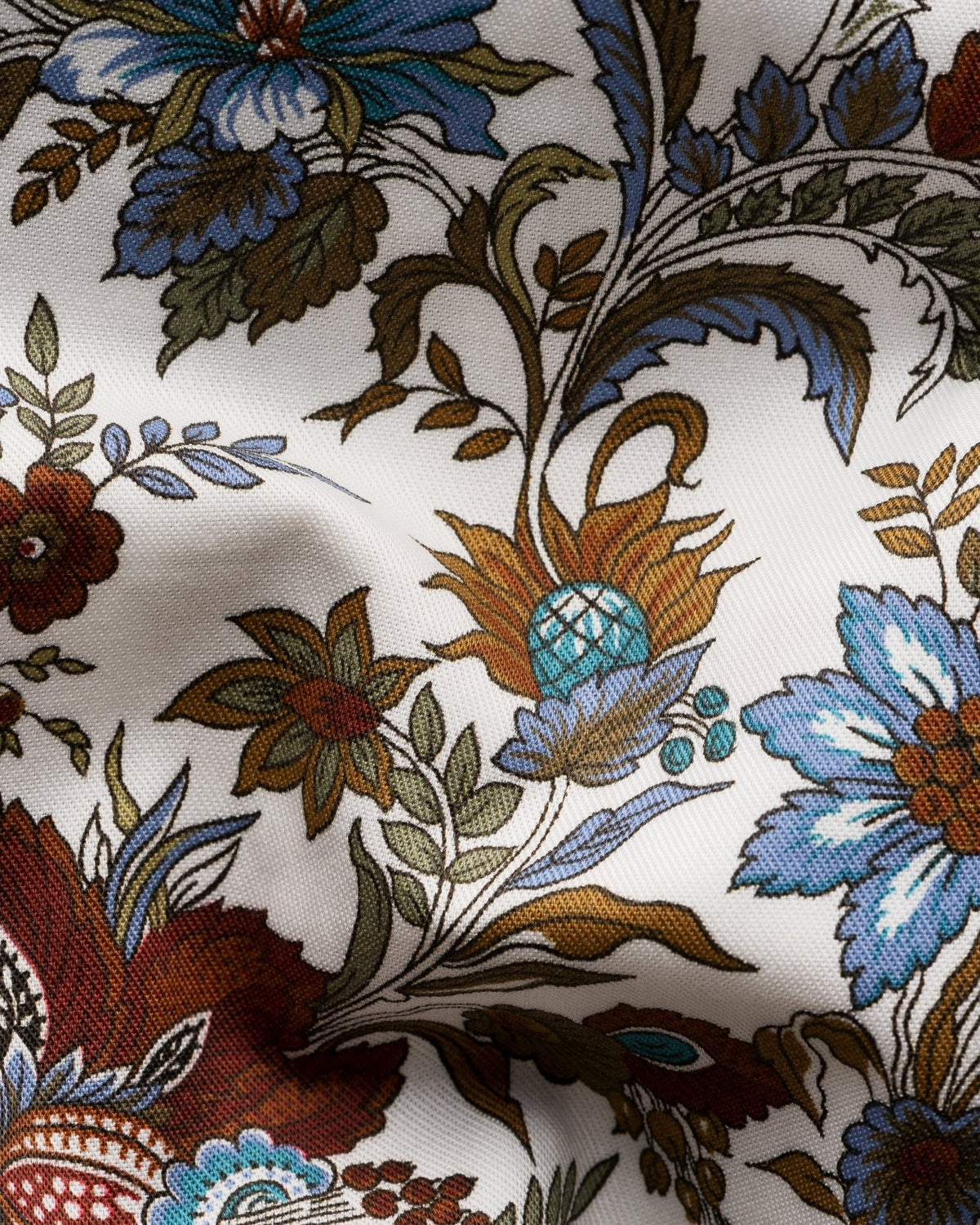 Multi Floral Print Signature Twill Shirt - Eton Shirts Shirts