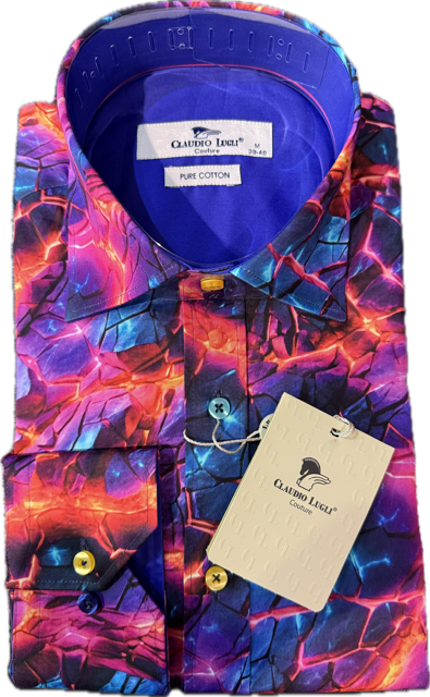Neon Fire & Brimstone Shirt - Claudio Lugli Shirts