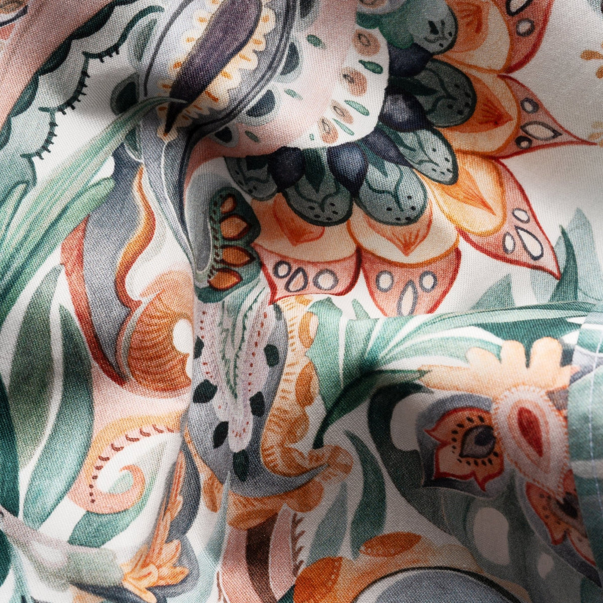 Parrot Motif Signature Twill Shirt - Eton Shirts