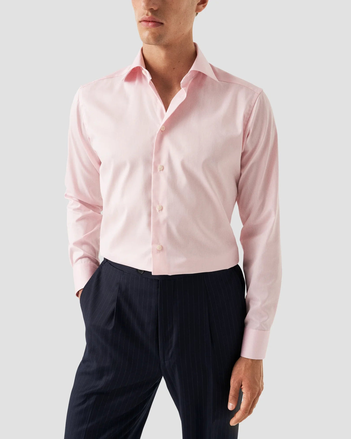 Pink Signature Twill Shirt - Eton Shirts Shirts