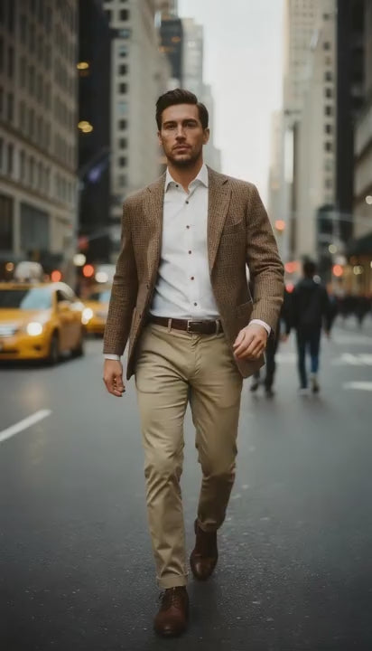 gavino pure wool houndstooth jacket