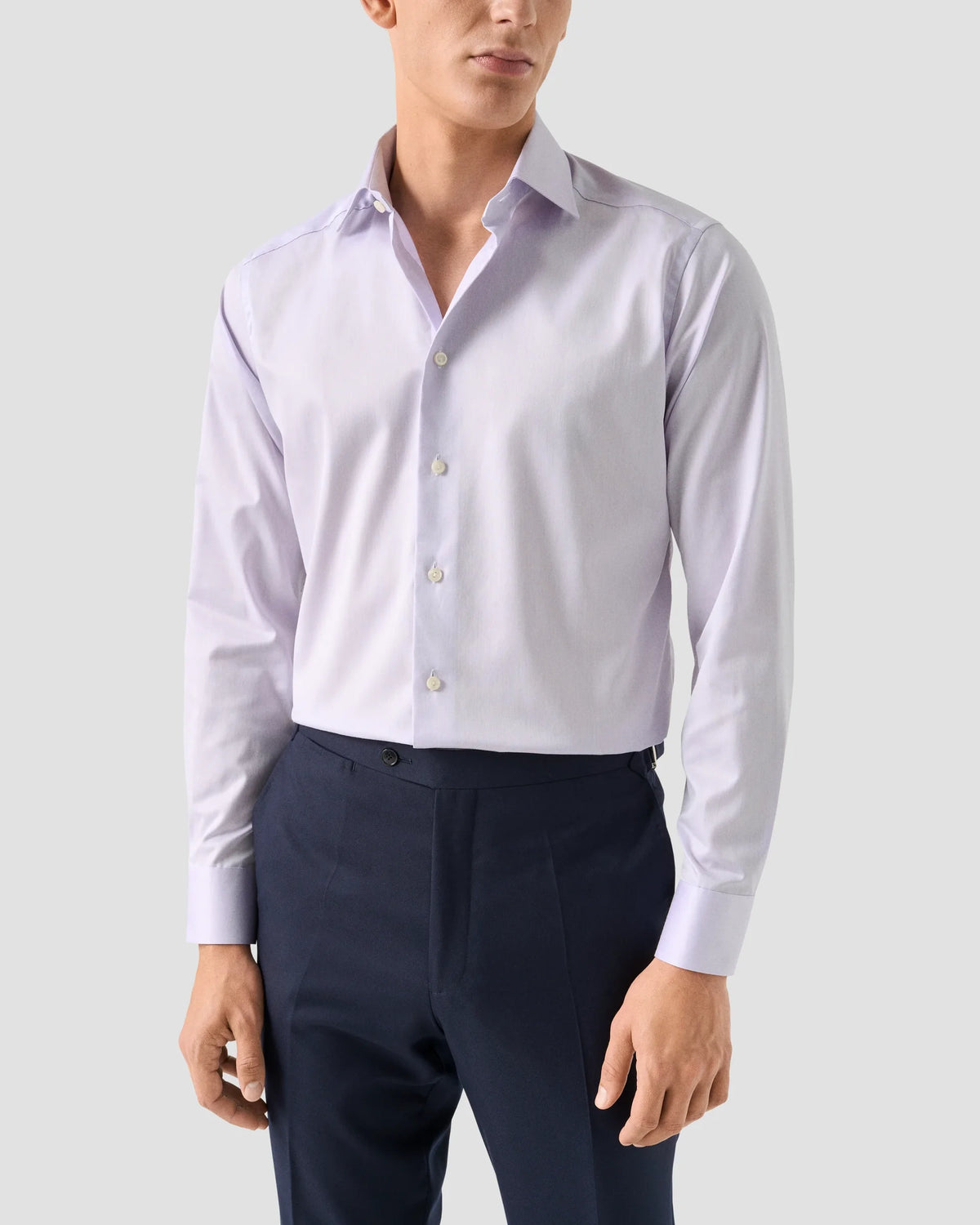 Signature Twill Shirt lilac - Eton Shirts