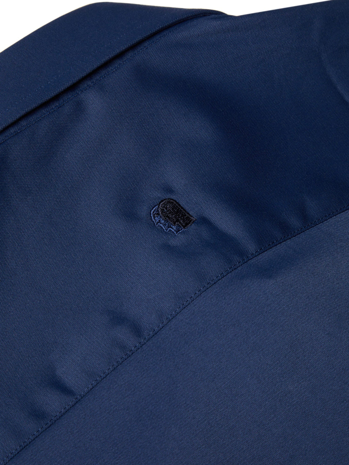 Remus Navy Short Sleeve Stretch Shirt - Leonard Silver Shirts