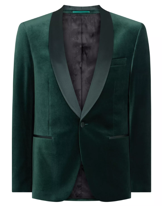 Romeo Green Velvet Jacket