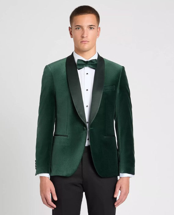 Romeo Green Velvet Jacket