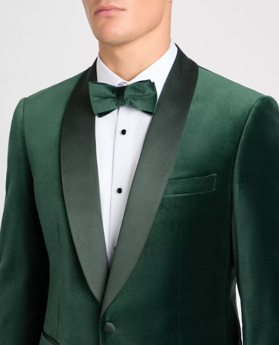 Romeo Green Velvet Jacket