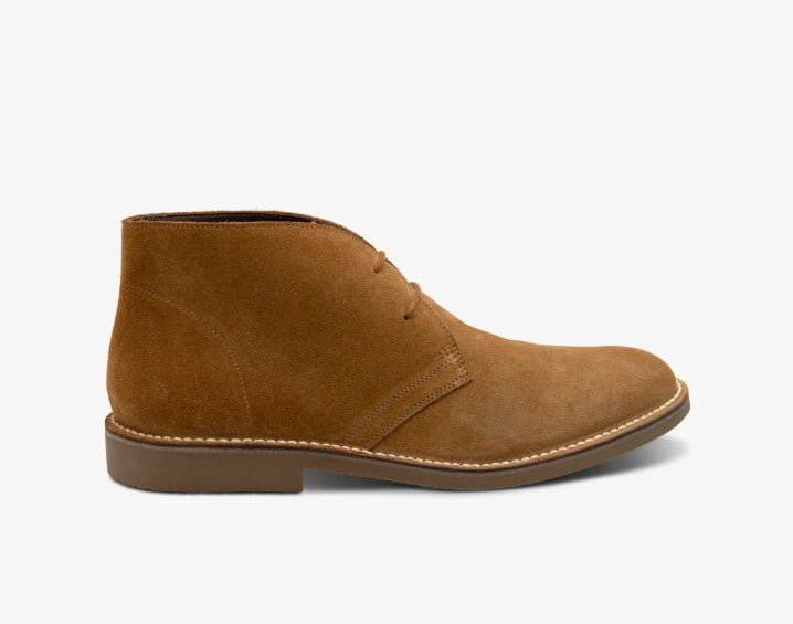 Sahara Chestnut Suede Desert Boot - Loake Shoes