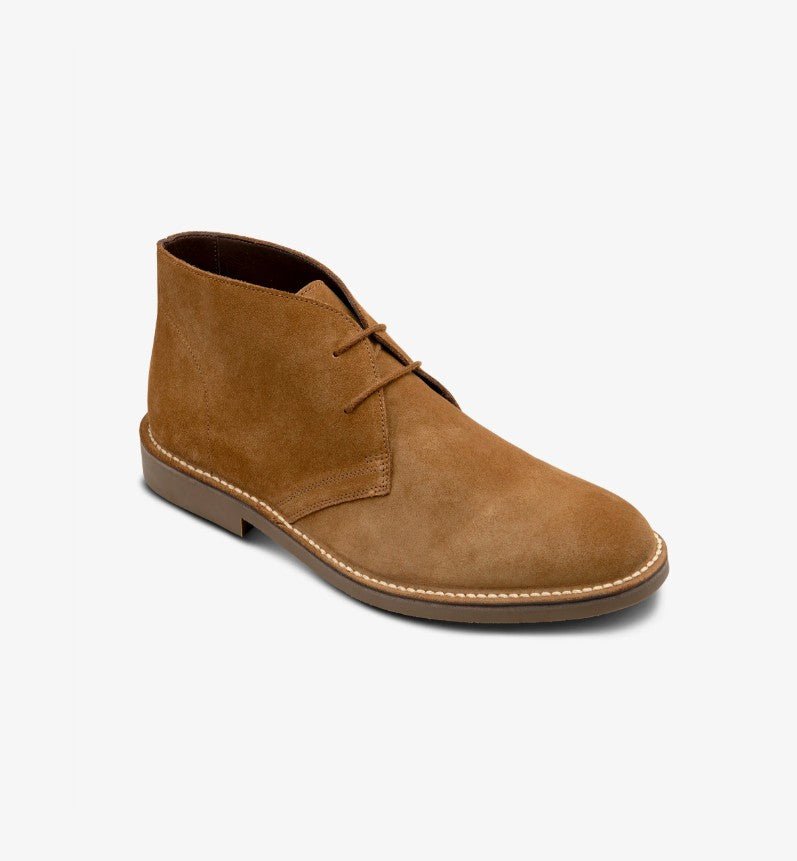 Sahara Chestnut Suede Desert Boot - Loake Shoes