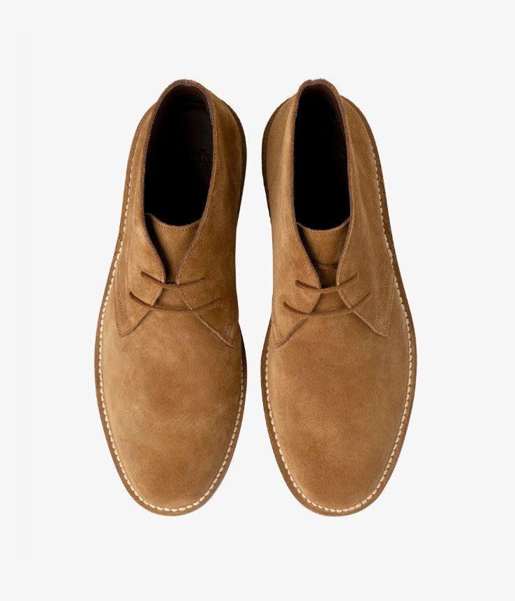 Sahara Chestnut Suede Desert Boot - Loake Shoes