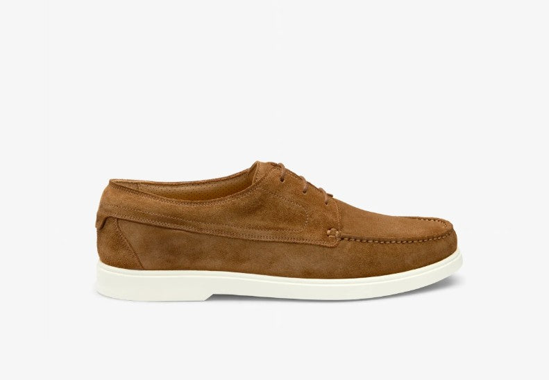 Sardinia Chestnut Suede Mocassin