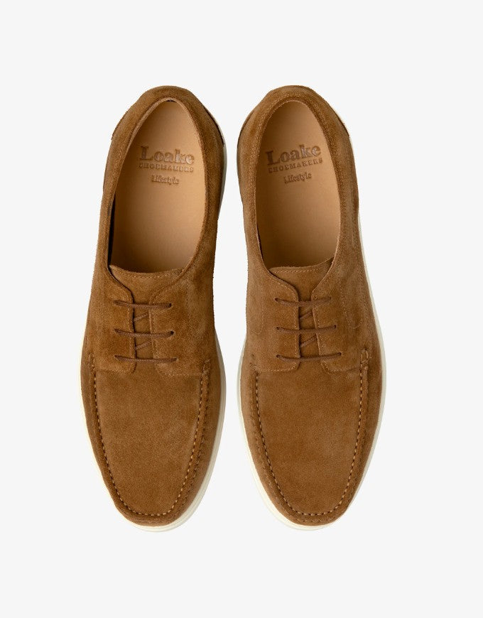 Sardinia Chestnut Suede Mocassin