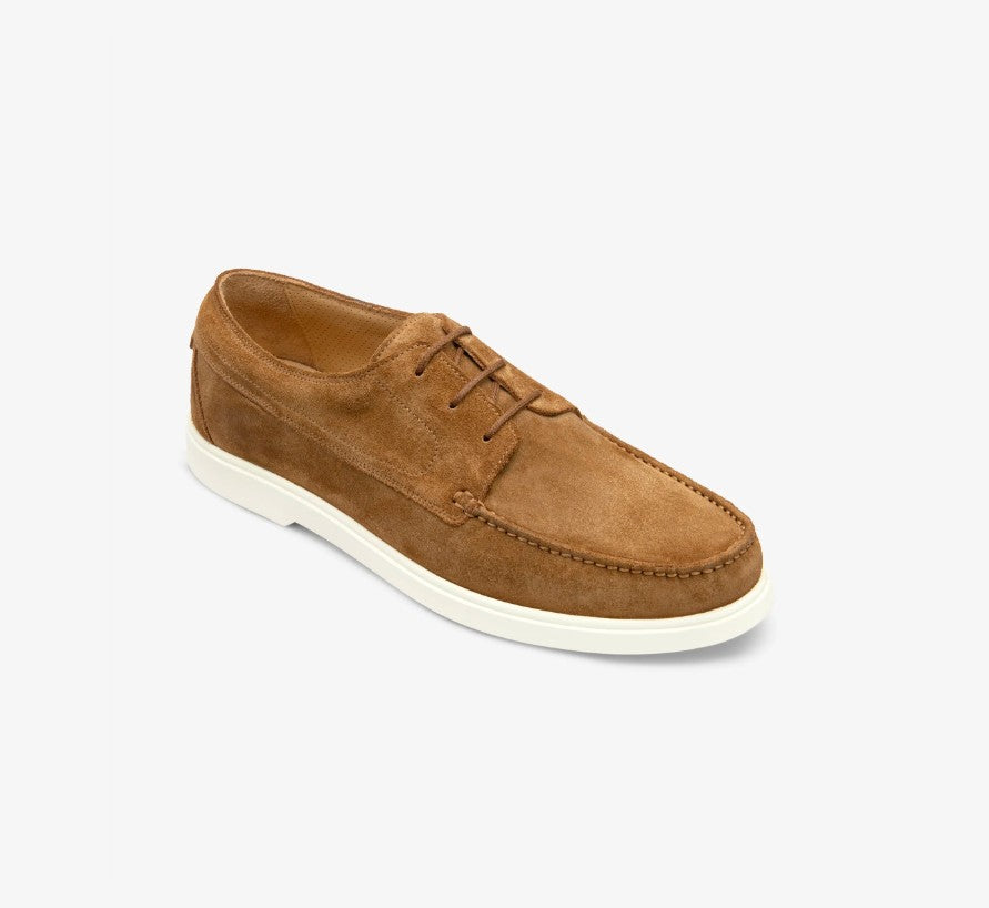 Sardinia Chestnut Suede Mocassin