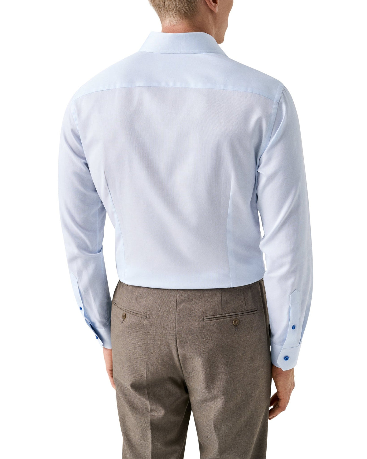 Semi Solid Effect Shirt Sky - Eton Shirts Shirts
