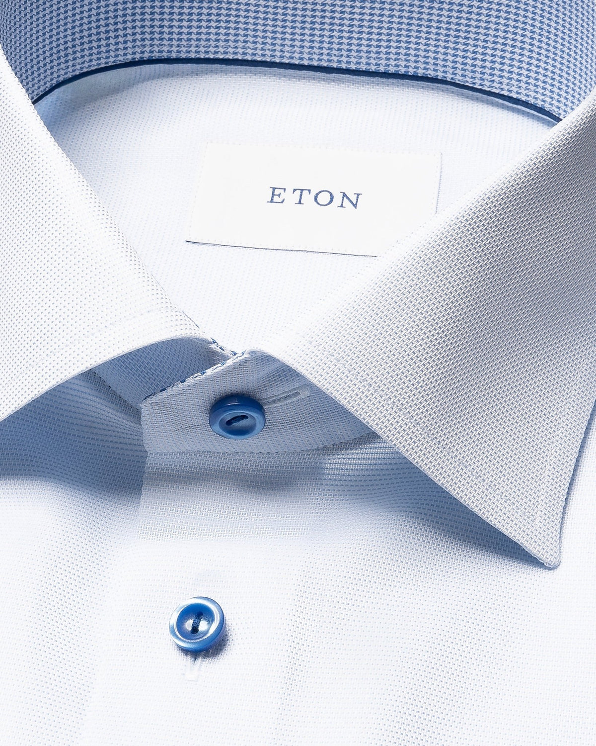 Semi Solid Effect Shirt Sky - Eton Shirts Shirts