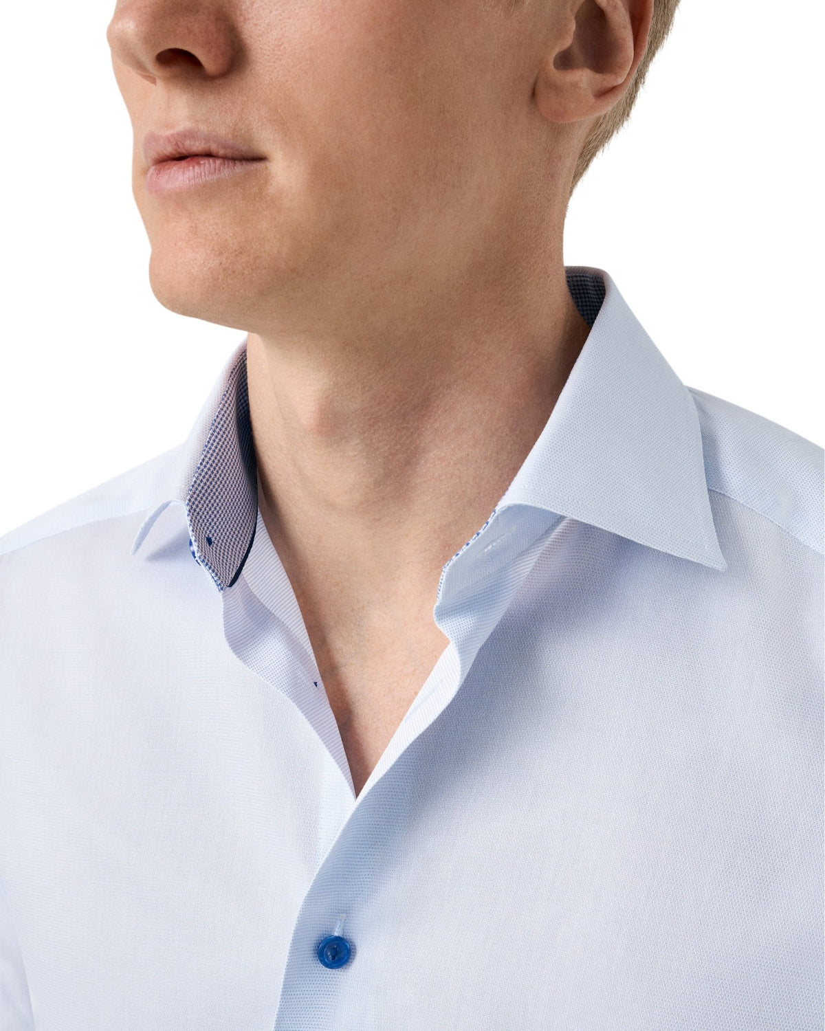 Semi Solid Effect Shirt Sky - Eton Shirts Shirts