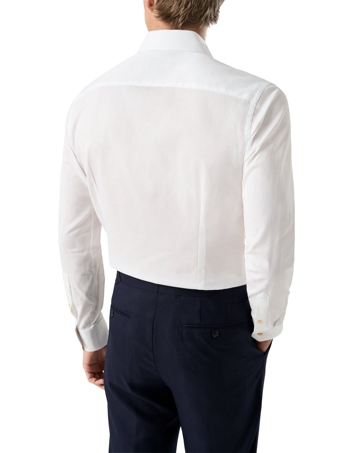 Semi Solid Effect Shirt White - Eton Shirts Shirts