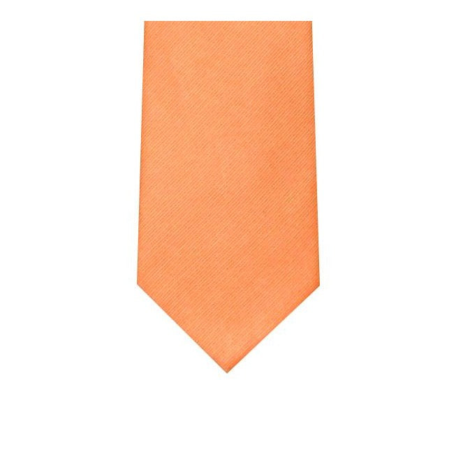 Silk Orange Tie - Leonard Silver