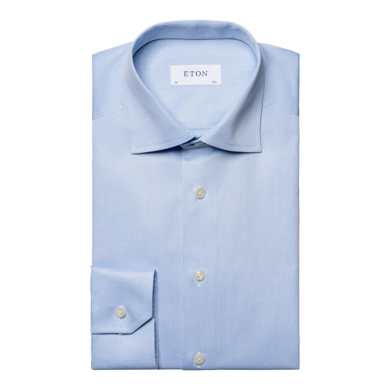 Sky Semi Solid Dobby Shirt - Eton Shirts