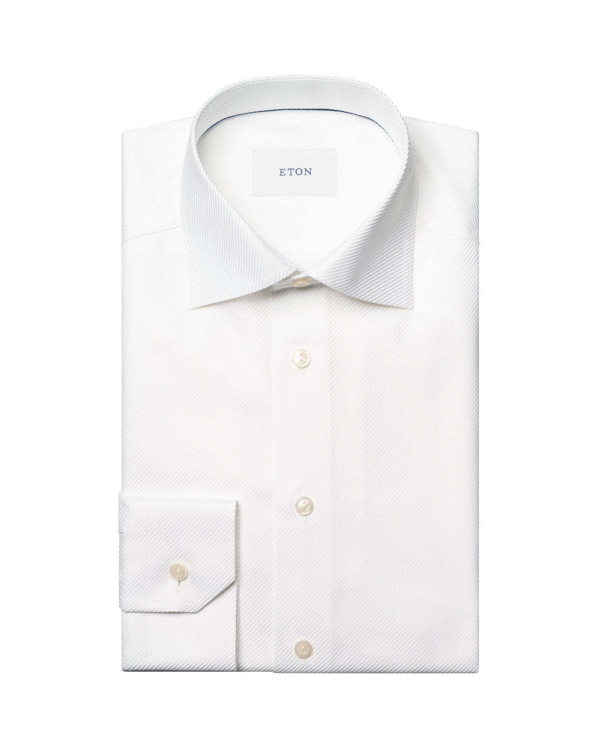 Solid King Twill Shirt White - Eton Shirts Shirts