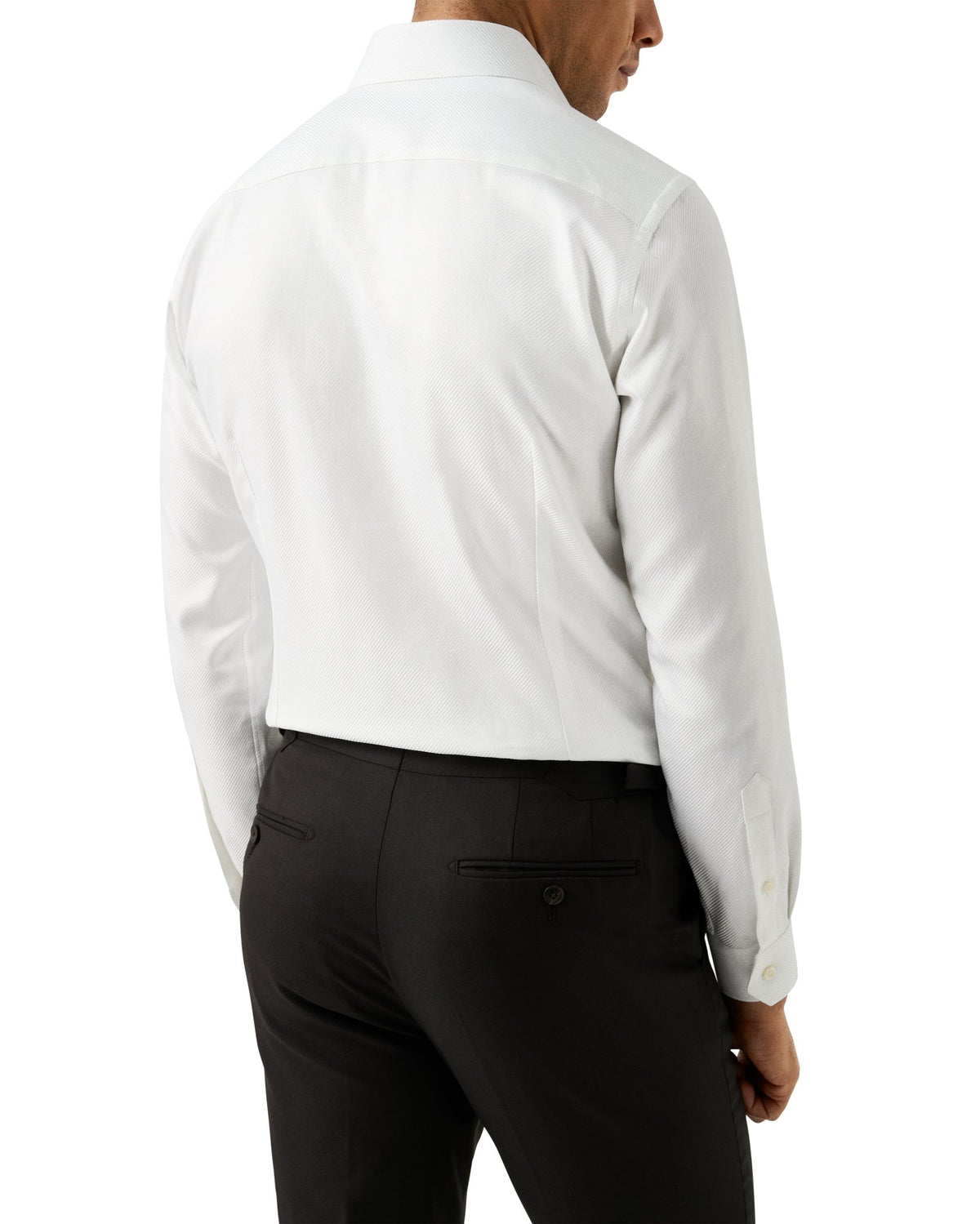 Solid King Twill Shirt White - Eton Shirts Shirts