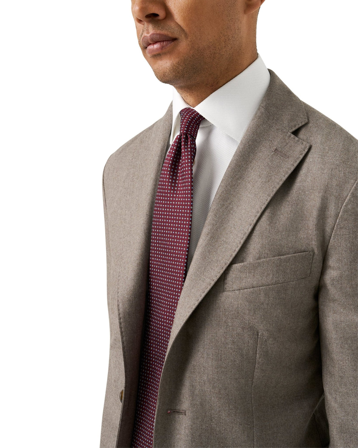 Solid King Twill Shirt White - Eton Shirts Shirts