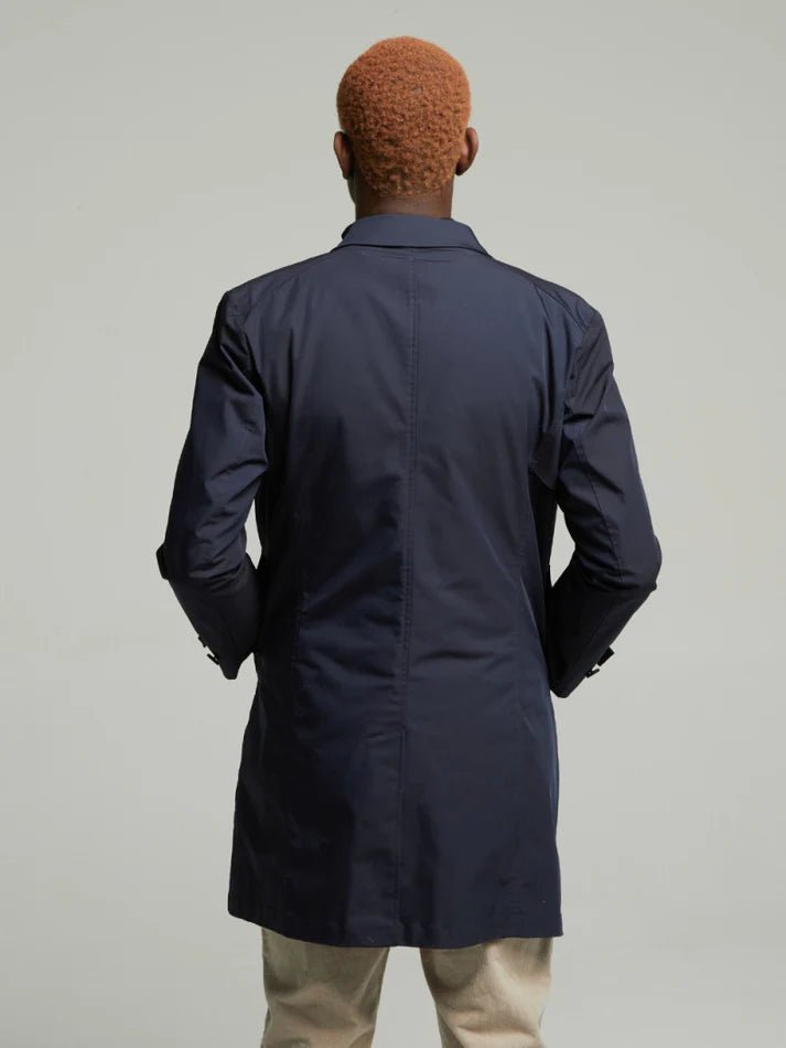Spitalfield City Rain Mac Navy - Guards London Coats and Jackets