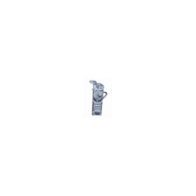 Golf Bag Silver Tie Tac - Leonard Silver - front