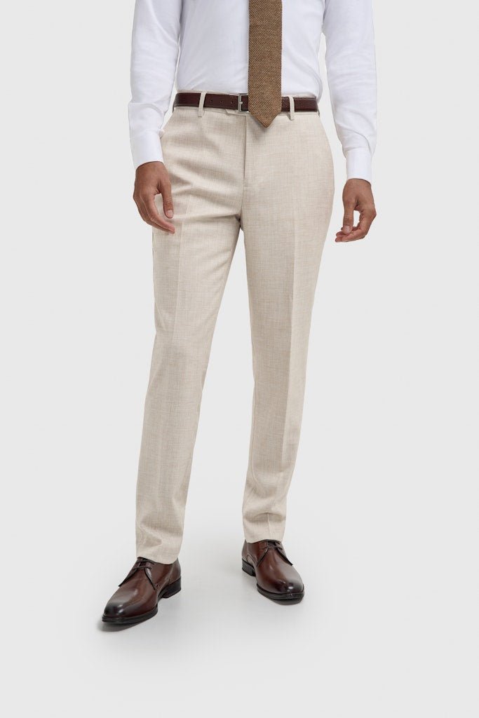 Taupe Wedding Suit - Leonard Silver Suits