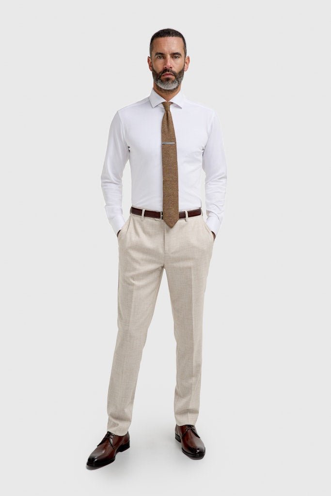 Taupe Wedding Suit - Leonard Silver Suits