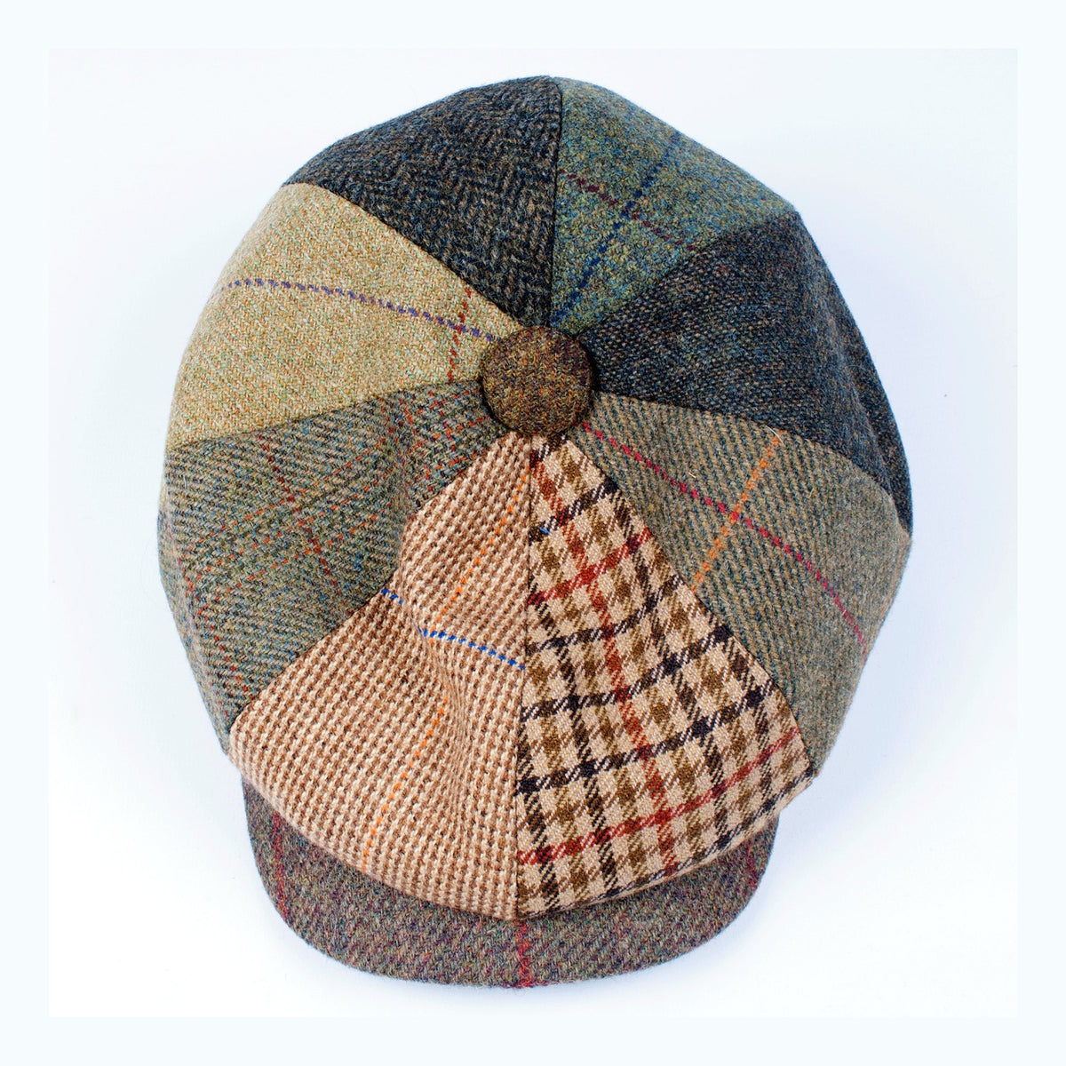 Tweed Patchwork Hat - John Victor