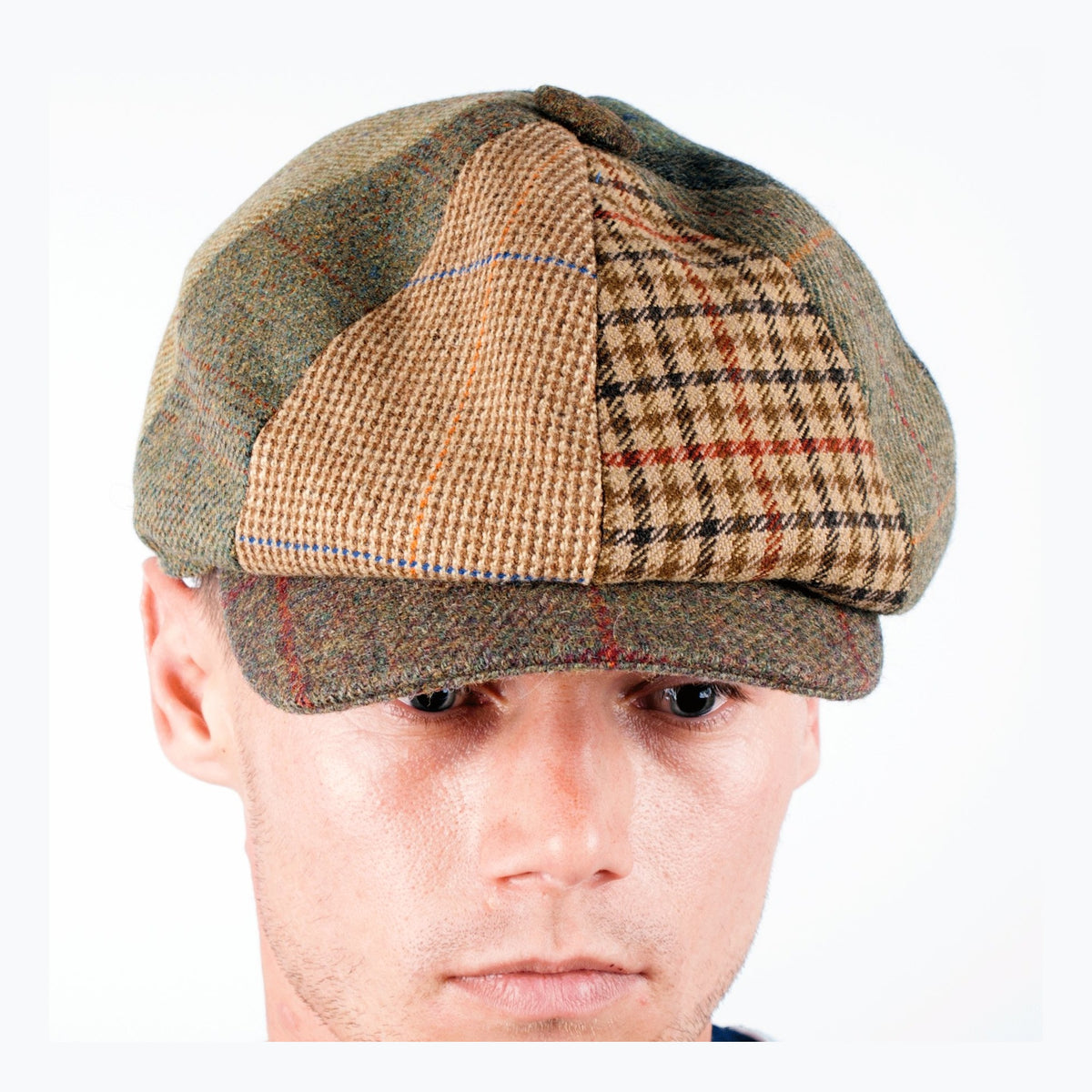 Tweed Patchwork Hat - John Victor