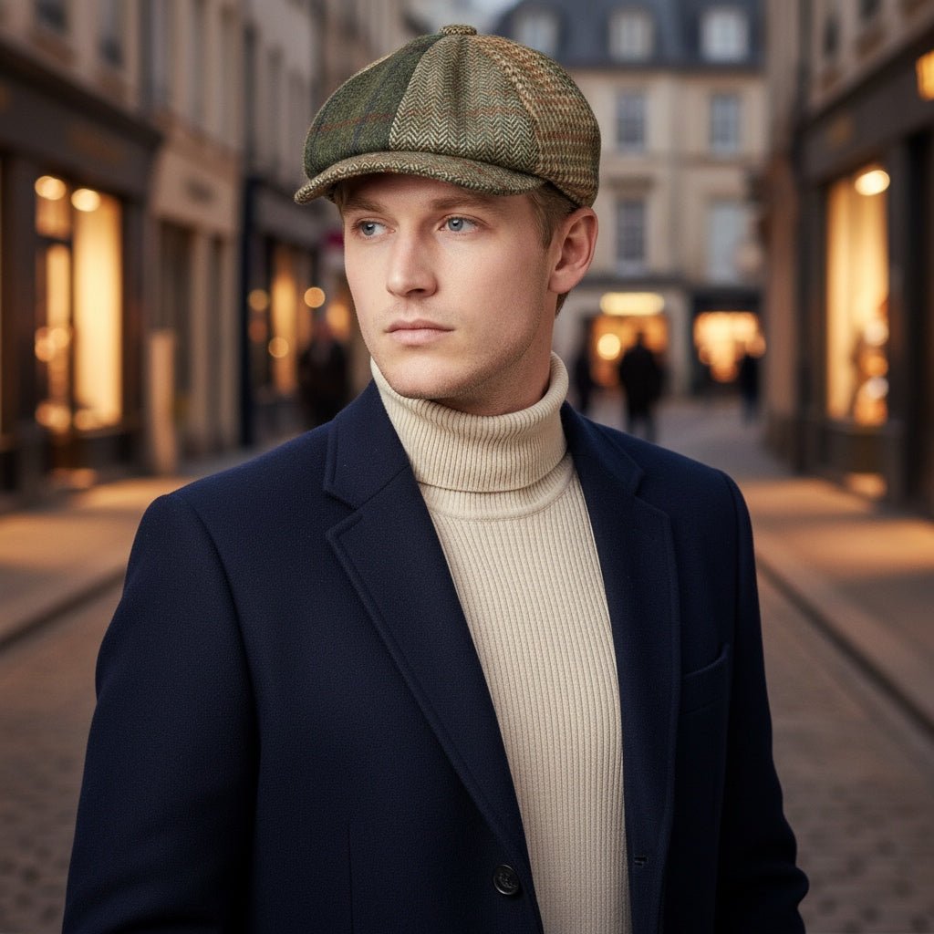 Tweed Patchwork Hat - John Victor Hats